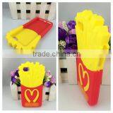 Chips Cell Phone Case French Fries 3D Cute Cartoon Mobile Phone Silicone Case For IPhone4/4s/5/5s/6/6 Plus Factory Wholesale thumbnail-1