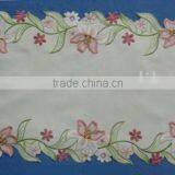 100% Polyester Embroidery Table Runner Houseware Household Textile