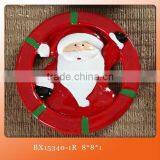 Ceramic Christmas Red Apple With Santa Claus Decorative for Sale thumbnail-5
