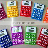 Promotion Gift Mini Silicone Porket Calculator Solar Cell Calculator / Logo Customized OEM Electronic Manufacturer thumbnail-5