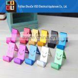 Universal Color Devil Smile Face Aluminum Metal Mini Cell Phone Holder Smartphone Hoder Phone Stand thumbnail-1