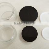 100ml frosted round bottom glass cream jars for sale