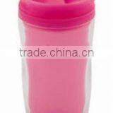 New Design Double Wall Plastic Tumblers With Lids thumbnail-1