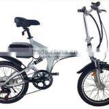 20" Folding Electric Bike / 20" Electric Bike Folding Suspension Alloy Frame thumbnail-1