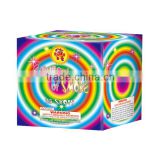 colorful shinning smoke with tails shot fireworks 25shots GD7060 fireworks