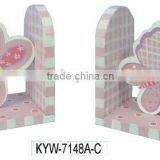 Kids Wooden Little Butterfly Design Decorative Bookends thumbnail-1