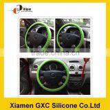 Car Accessory Silicone Leather Sewing Steering Wheel Cover thumbnail-1