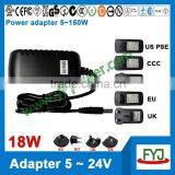 16.8v 18v 500ma dc Power Adapter With eu us au uk Plug thumbnail-3