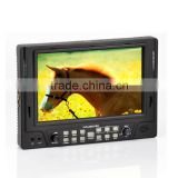 1080p 7 inch IPS screen camera monitor with hdmi YPbPr composite video