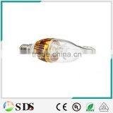 LED Candle Bulb 3W E14 LED Candle Bulb Light Golde High Power LED Light Bulb Warm White thumbnail-1