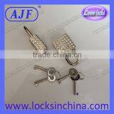 Newest Square Rhinestone Padlock for Necklace thumbnail-4