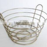 Home Basics Satin Nickel Simplicity Collection Fruit Basket