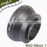 Lens Adapter Ring For M42 Mount Lens to NK N1 Mount Camera N1 J1 V1 J2 (Factory Supplier)