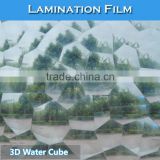 SINO For Printing Use 3D Water Cube Cold Lamination Film Sticker