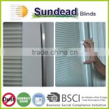magnetically operated window energy save office curtains and blinds sliding glass door free from dust, dirt and maintenance