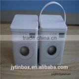 Wholesele With Handle Tin Washing Machine Box