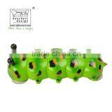 Designed Painted Caterpillar Shape Plastic Window Thermometer thumbnail-4