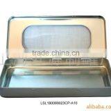Covered Transparent PVC Stationery Tin