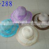 Paper Braid and Ribbon Hat,woman Hat thumbnail-1