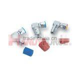 90 Degree Adapter Set W/Valve Core and Port Caps, Air Conditional Service Tools of Auto Repair Tools