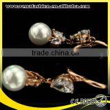 Crystal New Arrival Hanging Double Sided Pearl Earring, Fake Pearl Earrings thumbnail-6