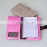 Colorful Woman Leather Inside PVC Job Card Name Card Holder Quality Choice thumbnail-1