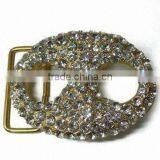 Decorative fancy rhinestone belt buckle