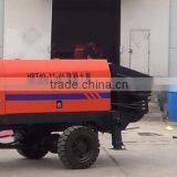 China TOP10 Brand!HBTS40-11-45 (40m3/h) Easy Moving Diesel Concrete Pump With Tractor thumbnail-2