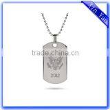Free Sample Factory Stamping Dog Tag With Ball Chain for Men
