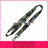 polyester lanyard with camouflage pattern