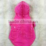 pet raincoat/dog pink pocket raincoat