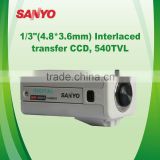 1/3" CCD Japan Sanyo Analog 540TVL Day & Night CCTV Box Camera