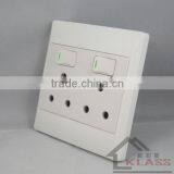 High Quality South Africa pc 2x16a Socket IEC SABS thumbnail-2