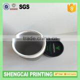 Black Color With UV Logo Round Paper Tube Box for 15ml Bottle Packing thumbnail-3