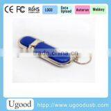 High Quality Bulk Cheap Gadget Leather USB Flash Drive, Stock Product Full Capacity USB Stick, Leather Portable Flash Memory thumbnail-3