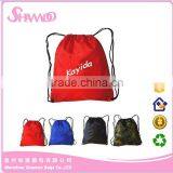 Customized Logo Branded Promotional Drawstring Bag /drawstring Backpack Bag