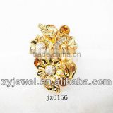 Wholesale filigree rings claddagh ring factory supply gold plated engagement rings
