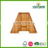 Hot New Products for 2016 Letter Bamboo Snack Tray Wholesale thumbnail-5