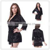 New Arrival Comfortable Black Sexy Mature Sleepwear thumbnail-1