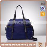 CC1015B-2016 Factory Wholesale Price New Arrival PU Trim Nylon Handbags