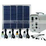 10W Solar Energy System With Led Lamps and USB Port/solar Led Bulb