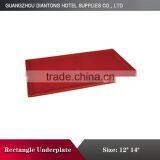 Ceramic Red Saucer Plate,plain Ceramic Plates,rectangular Saucer Plate