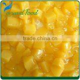 yellow peach diced in can