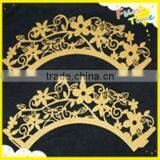 Laser Cut White Snowflake Cupcake Wrappers for 2016 Olympic Game thumbnail-4