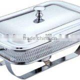 Rect Food Warmers With Chorme Net Stand