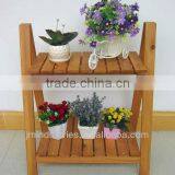 2 Shelves Wood Flower Pot Rack With FSC Certificate thumbnail-1