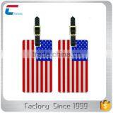 Personalized 2 Pc Set PVC Custom Printable Luggage ID Tags thumbnail-2