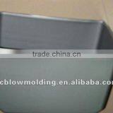 OEM Blow Molding Plastic Litter Basket Receive Garbage Barrels Street Litter Bin thumbnail-1