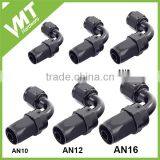 AN6 Oil Fuel Gas Line Adaptor Swivel Adapter AN Black Hose Ends thumbnail-2