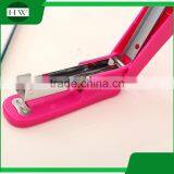 Plastic Mini Colorful Portable Office Stationery Manual Paper Stitcher Stapling Machine Stapler thumbnail-2